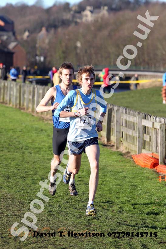 179C Senior Mens race, Durham Cathedral Cross Country Relays.